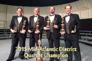2015 Mid-Atlantic District Quartet Champion